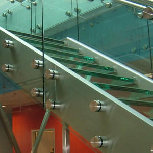 Solution de barrière transparente contemporaine avec entretoise <span class=keywords><strong>pour</strong></span> <span class=keywords><strong>terrasse</strong></span> et escalier - Product Image 3