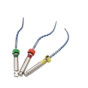 ตะไบโรตารี่ไนทินอลสำหรับงานทันตกรรม <span class=keywords><strong>GLIN</strong></span> G3 06 Taper สีน้ำเงิน แบบกระตุ้นด้วยความร้อน Endo 04 Taper พร้อมแหล่งจ่ายกำลังแบบเทอร์ไบน์ อุปกรณ์เสริมสำหรับเครื่องเจาะทันตกรรม - Product Image 1