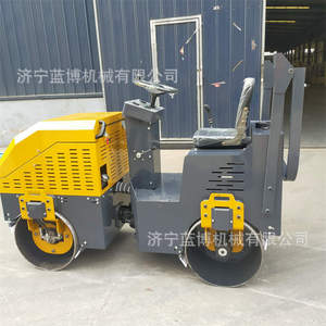 Rodillo Vibratorio Compacto de Doble Tambor de 900 mm de Ancho, Equipo de Construcción de Carreteras para la Compactación de Asfalto y Suelo - Product Image 4