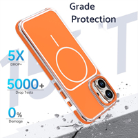 Coque de téléphone magnétique robuste pour iPhone 16 Plus, double couche, antichoc, protection intégrale, robuste, protection intégrale du corps