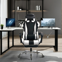 Vente en gros Chaise pivotante inclinable pour bureau à domicile de style minimaliste en cuir synthétique bon marché