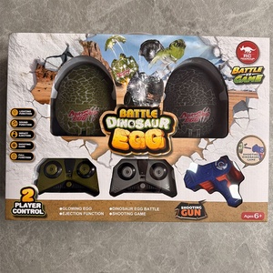 AiJH Jouets d'œufs de dinosaures de combat 2 en 1 en vrac 360 °   Voiture de collision RC rechargeable et rotative, emballage prêt à l'emploi, direct usine - Product Image 2