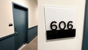 Brandnewsign 2025ป้ายโฆษณาอเนกประสงค์, ป้าย Ada สำหรับซัพพลายเออร์ที่มีใบรับรอง CE - Product Image 6