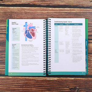 Custom Printed Wire-O Spiral Notebook with Colored Index Tab Dividers Full Color Printing Corporate Training Manual Planner - Product Image 5