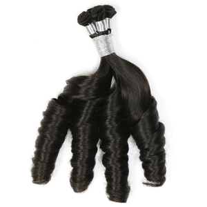 Extensiones de Cabello Humano K.swigs, Color Negro, Calidad Remy 8A 10A 12A, Ondulado Profundo, Doble Trama, Tejido a Máquina - Product Image 4