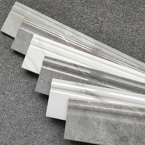 Đen 10*600mm không thấm nước nonslip hiện đại nội thất Matt tráng men đánh bóng gốm đầy đủ cơ thể bằng đá cẩm thạch sứ Ốp chân tường Hội Đồng Quản trị gạch - Product Image 1