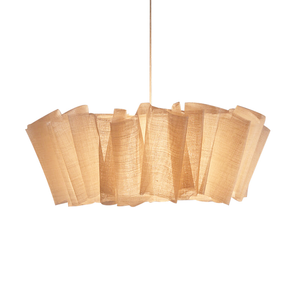 Candelabro de Lujo Minimalista Nórdico Hecho a Mano de Tela Lámpara Colgante para Sala de Estar Comedor Accesorios para Techo Alto Luces Colgantes - Product Image 5