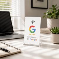 Carte NFC sans contact avec puce NTAG213, étanche, pour avis Google, tapable et qui apporte instantanément des avis clients, 13,56 MHz