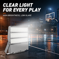 Proyector LED de Grado Estadio, Luminaria de 750W AC220V, 3 Módulos, Carcasa de Aluminio Fundido, Reflector para Exteriores, Centro de Bádminton