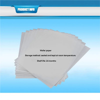 Vente en gros de papier de riz A4 fin de 0.35mm fournitures de décoration de gâteau outils de gâteau papier gaufrette