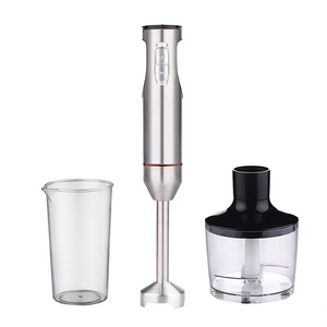 Ensemble de mixeur à main multifonctionnel 3 en 1 en acier inoxydable, mixeur à main à vitesse variable <span class=keywords><strong>pour</strong></span> la cuisine, la pâtisserie et la préparation des aliments - Product Image 1