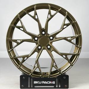 Jantes forgées Bku 20 21 22 pouces 5x120.65 pour <span class=keywords><strong>Chevrolet</strong></span> <span class=keywords><strong>Corvette</strong></span> C6 C5 C7 <span class=keywords><strong>C8</strong></span> C4 ZR1 Z06, jantes de course en alliage bronze personnalisées - Product Image 3