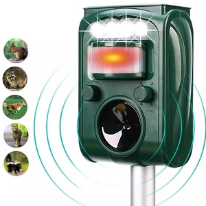 Garden Solar Powered Ultras Onic Outdoor Animal Repeller Motion Sensor <b>Flash</b> <b>Light</b> Dog Cat Raccoon Rabbit Animal Dispeller - Product Image 1