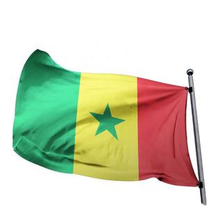 Capa promocional personalizada 3*5 pies Brasil Senegal banderas del cuerpo para animar - Product Image 6