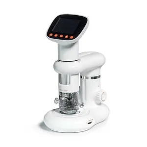 Mikroskop 2 inç taşınabilir LCD dijital mikroskop monoküler microstudent tarama eletron mikroskop öğrenci çocuklar için