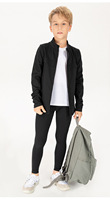 Sweat-shirt de Sport pour enfants, vestes d'hiver doublées en polaire, logo personnalisé, veste pour enfants, vestes de course pour petits garçons