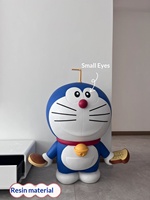 Estatua de Anime de Doraemon a Escala 1:1 y Modelo Coleccionable de Dorayaki para Sala de Estar