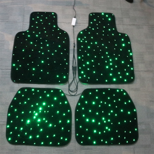 พรมปูพื้นรถยนต์ USB Starlight พรมเต็มพื้นที่แบบ Starlight พรมรองเท้า Starlight เปลี่ยนสีได้ ควบคุมผ่านแอพและรีโมท พร้อมเอฟเฟกต์แสงไฟ LED - Product Image 6
