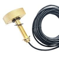 Sonde de pêche traversante de coque en bronze 50 et 200 kHz, capteur de profondeur 600 W, transducteur de sondeur de profondeur sous-marin pour la pêche, fournitures marines