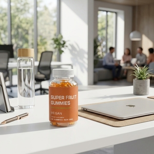 Vente en gros de gommes à mâcher aux fruits super nutritifs à spectre complet, multivitamines, fer, zinc et <span class=keywords><strong>magnésium</strong></span> avec <span class=keywords><strong>spiruline</strong></span> pour une nutrition complète - Product Image 2