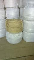 Emballage en sisal naturel, corde en sisal 3 brins 6-12 mm, matériau pour pouf de jardinage