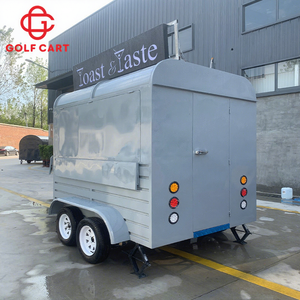 Color personalizado Camiones De Comida/BBQ Food Trucks Pizza Food Cart With Wheels Mobile Food Concession Trailers Horse Cart Trailer - Product Image 1