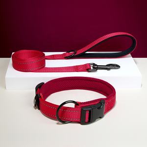 <span class=keywords><strong>Collar</strong></span> para mascotas reflectante de alta calidad personalizado al por mayor, <span class=keywords><strong>Collar</strong></span> de perro transpirable de tela de malla suave - Product Image 1