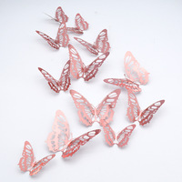 Offre Spéciale – Autocollants Muraux Papillons 3D Creux en Papier – Décoration Murale Adorable pour Mariages et Fêtes – Papillons de Fond