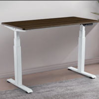Support d'ordinateur moderne et intelligent, bureau blanc, poste de travail, hauteur réglable, bureau électrique