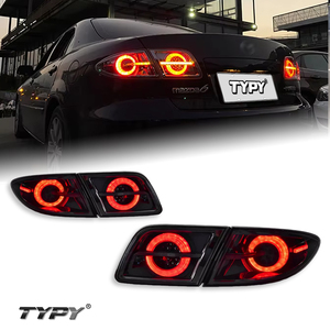 TYPY for 2003-2015 Mazda 6 taillight assemblies; upgrades to LED taillights, <b>daytime</b> <b>running</b> <b>lights</b>, and sequential turn signals - Product Image 1