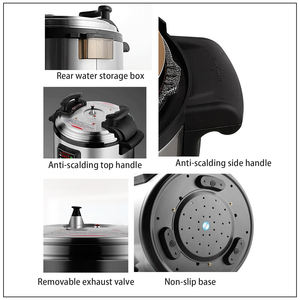 Autocuiseur à Riz Électrique <span class=keywords><strong>Commercial</strong></span> de Grande Capacité, Multi-Fonction Numérique en Acier Inoxydable pour Hôtels - Tailles 15L 20L 25L 60L - Product Image 5