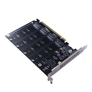 TISHRIC 4 NVMe RAID, tarjeta dividida de 2x32Gbps, velocidad de transferencia, producto informático - Product Image 1