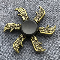 Gyroscope de doigt en alliage de bronze DY, anti-stress rotatif, vente en gros pour marchés nocturnes, Zhejiang