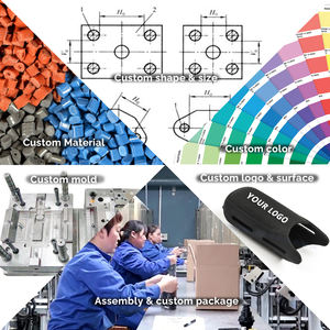 Abrazadera de manguera de plástico con soporte de tubo fijo de diferentes colores por encargo - Product Image 6