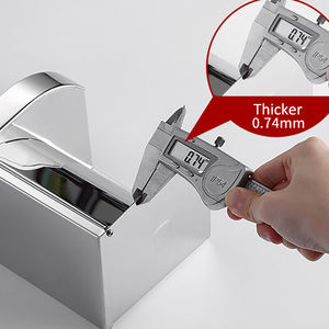 Ingrosso scatola di tessuto di alta qualità in acciaio inox 304 doppio doppio rotolo di carta <span class=keywords><strong>per</strong></span> <span class=keywords><strong>WC</strong></span> con posacenere - Product Image 4