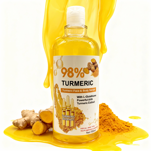 Siero Viso e Corpo AHA con Curcuma, Arbutina, L-Glutatione, Niacinamide e Collagene per Schiarire, Sbiancare, Ridurre la <span class=keywords><strong>Melanina</strong></span> e Restringere i Pori - Product Image 4