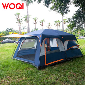 كابينة خيمة عائلية كبيرة الحجم من 12 شخص من WOQI بها 2 غرفة و3 أبواب خيمة تخييم ونزهات خارجية من طبقة مزدوجة - Product Image 6