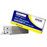 Pour Epson TM-C3520 C3500 cartouche d'encre Sjic24p Sjic22p Cmyk cartouche d'encre rechargeable réservoir d'encre pour Epson C3520 C3500 encres d'imprimante