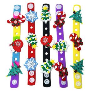 Xiyin Christmas Edition Perforated Shoes <b>Flower</b> <b>Bracelet</b> Children's Wear Wholesale - Product Image 5