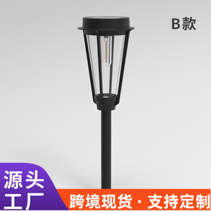 Lampe solaire de jardin 675 mm de hauteur, LED, étanche, pour allée extérieure, décoration de cour et de patio - Product Image 4