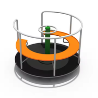Chaise pivotante moderne robuste pour l'extérieur, idéale pour les parcs d'attractions et l'exercice des enfants, directement de l'usine