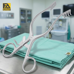 Rétracteur Mollison Sharp 13cm 3x3 Prongs Courbé en Acier Inoxydable Instrument Chirurgical pour Chirurgie Générale - Product Image 4