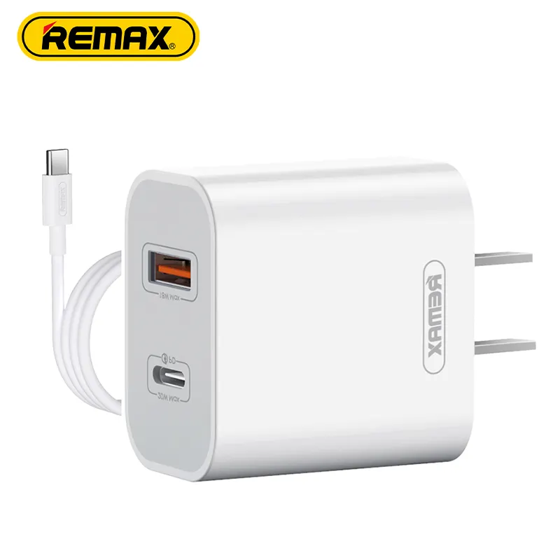 Remax Fast Charger Rp-U68 Pd3.0 20W Qc3.0 18W Fcp Pps Us Eu Uk Wall Fast Charging For Laptops Phone Charger For Iph 12 Huawei