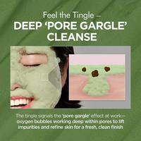 Masque ayurvédique détoxifiant pour le visage au basilic sacré, masque vert au carbone et oxygène, masque à la boue et à l'argile pour un nettoyage et une purification en profondeur