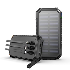 Ventas calientes Placas de bancos de energía Cargador móvil portátil 20000mAh Estación de Banco de energía <span class=keywords><strong>solar</strong></span> a prueba de agua para teléfono - Product Image 2