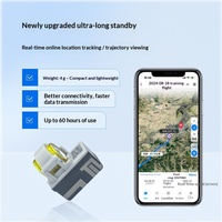 Traceur GPS S7 Pro pour pigeons, Beidou GSM, positionnement en temps réel, bague de patte, étanche IP67, plastique et métal