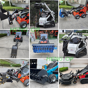 Mesin Diesel CE EPA ember muatan setir selip kecil jalur kuat grosir pemuat kemudi selip Mini dengan Gearbox pompa - Product Image 3