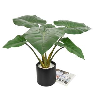 Faux feuillage imprimé en 3D grande plante caladium feuille à feuilles persistantes artificielle pour la décoration de <span class=keywords><strong>bonsaï</strong></span> - Product Image 3