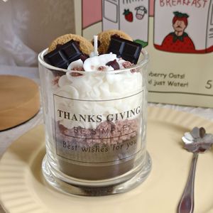 Velas Aromáticas Creativas Hechas a Mano en Forma de Taza de Helado, Regalos Novedosos, Decoración para el Hogar, Velas Perfumadas con Aroma a Postre en Frasco de Vidrio, Venta al Por Mayor - Product Image 6
