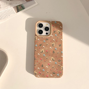 Custodia per iPhone 15 Pro Max, Cover Floreale Marrone Retrò per iPhone 17 Pro Max, Compatibile con iPhone 16 15 14 13, Stile Ins - Product Image 5